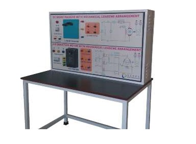 DC Shunt Motor & 3-Ph Induction Motor Combined Control Panel